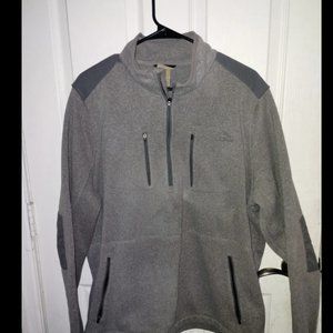 L.L. BEAN MEN'S SWEATER FLEECE 1/2 ZIP PULLOVER 299507 LL BEAN Gray XL Pullover